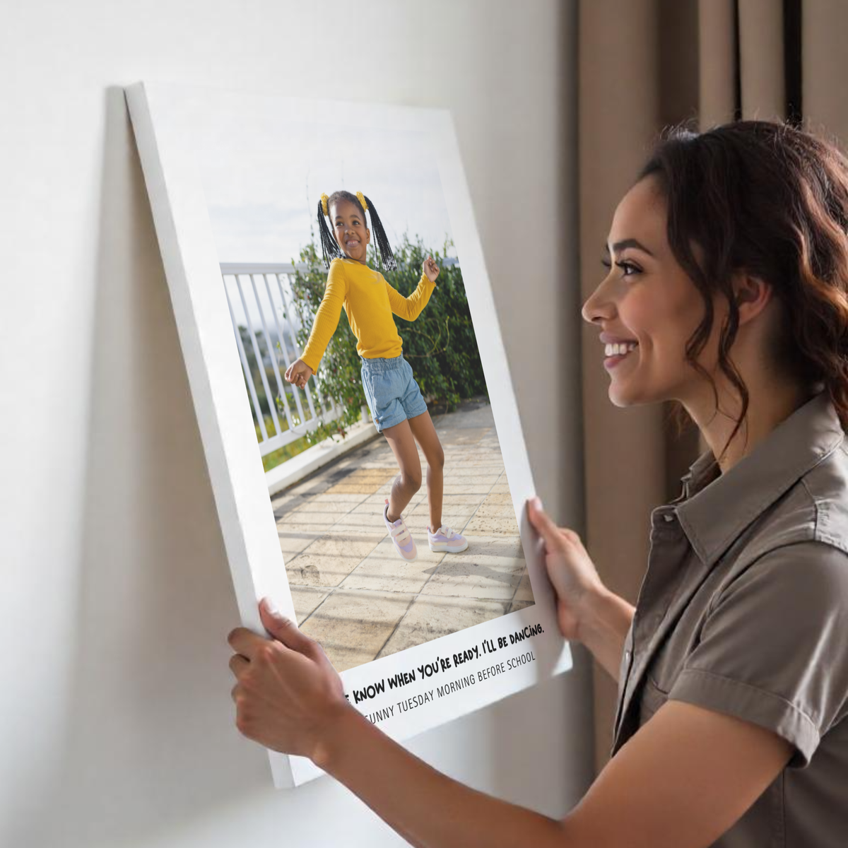 Personalized Kid’s Portrait Wall Art - Vertical Print